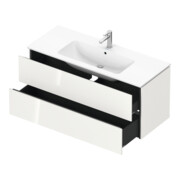 Duravit Waschtischunterschrank L-Cube 122x48,1cm, we. hgl, 2 Schub., wandhängend-2