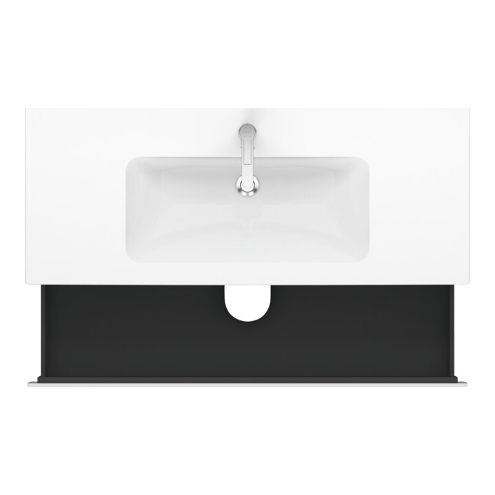 Duravit Waschtischunterschrank L-Cube 122x48,1cm, we. hgl, 2 Schub., wandhängend