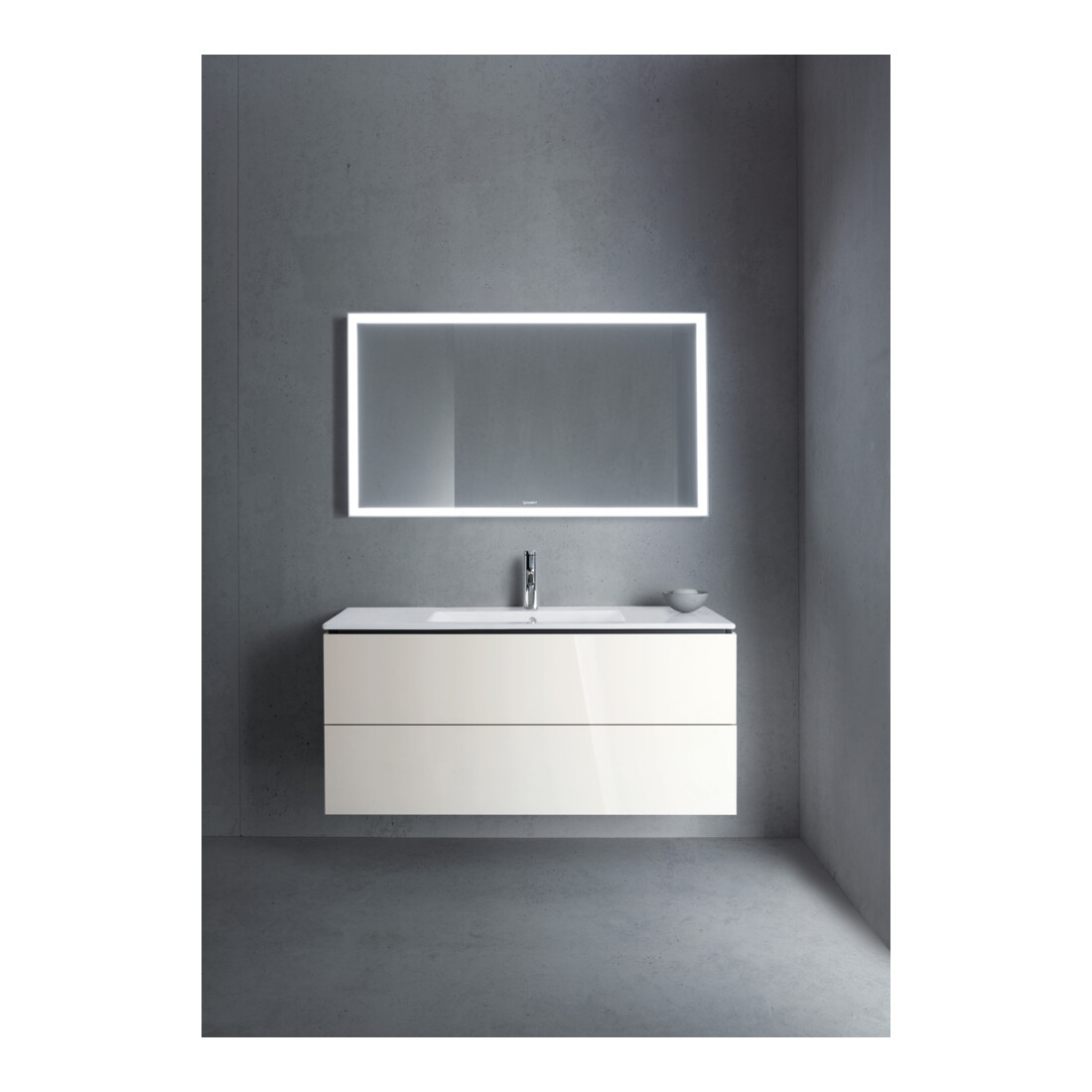 Duravit Waschtischunterschrank L-Cube 122x48,1cm, we. hgl, 2 Schub., wandhängend