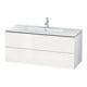 Duravit Waschtischunterschrank L-Cube 122x48,1cm, we. hgl, 2 Schub., wandhängend-1