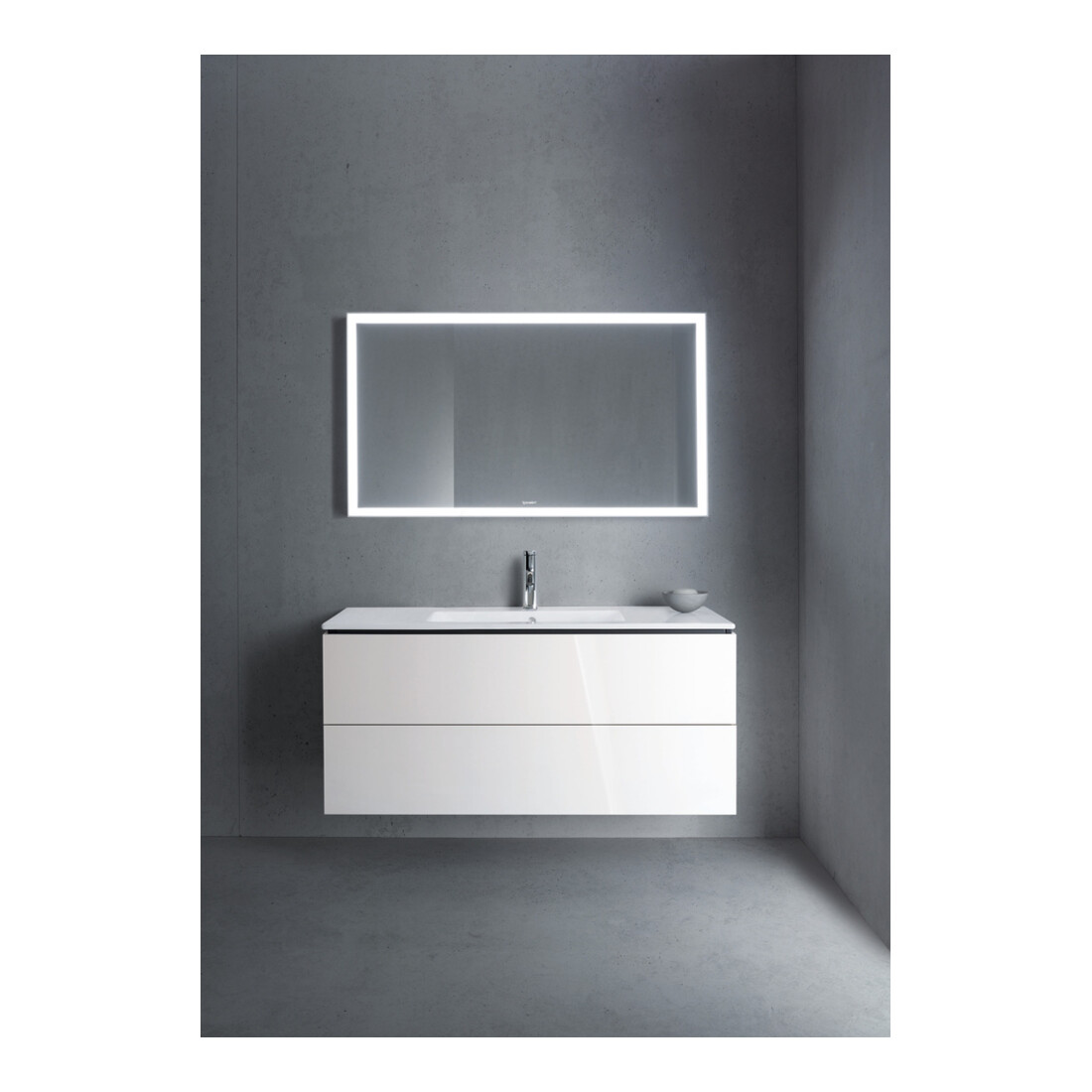 Duravit Waschtischunterschrank L-Cube 122x48,1cm, we. hgl, 2 Schub., wandhängend