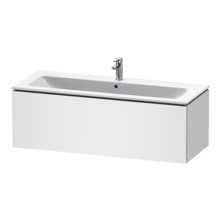 Duravit Waschtischunterschrank L-Cube 122x48,1cm, we. ma, 1 Ausz., wandhängend