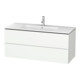 Duravit Waschtischunterschrank L-Cube 122x48,1cm, we. matt, 2 Schub., wandhängend-1