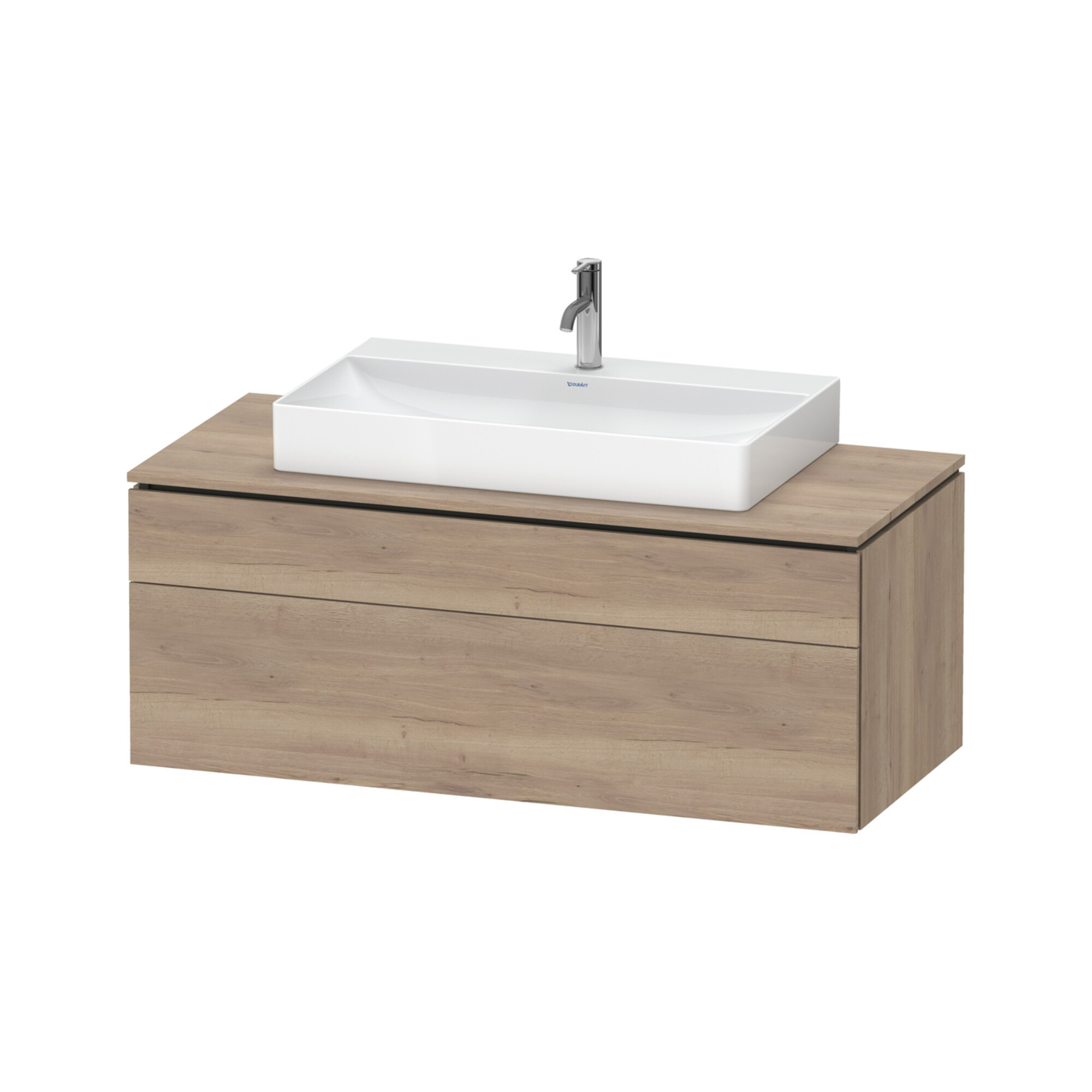 Duravit Waschtischunterschrank L-Cube 122x55cm, E ma, 1 Kast, 1 Ausz., wandhängend