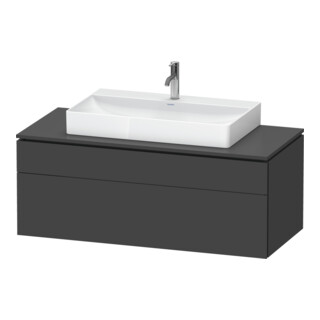 Duravit Waschtischunterschrank L-Cube 122x55cm, gra m, 1 Kast, 1 Ausz., wandhängend