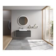 Duravit Waschtischunterschrank L-Cube 122x55cm, gra m, 1 Kast, 1 Ausz., wandhängend-5