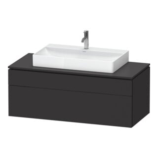 Duravit Waschtischunterschrank L-Cube 122x55cm, gra m, 1 Kast, 1 Ausz., wandhängend