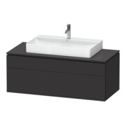 Duravit Waschtischunterschrank L-Cube 122x55cm, gra m, 1 Kast, 1 Ausz., wandhängend-1