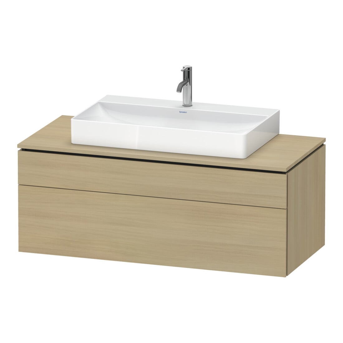 Duravit Waschtischunterschrank L-Cube 122x55cm, med. E, 1 Kast, 1 Ausz., wandhängend