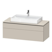 Duravit Waschtischunterschrank L-Cube 122x55cm, T m, 1 Schubk., 1 Ausz., wandhängend