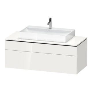 Duravit Waschtischunterschrank L-Cube 122x55cm, w g, 1 Schubk., 1 Ausz., wandhängend