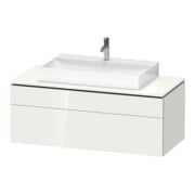 Duravit Waschtischunterschrank L-Cube 122x55cm, w g, 1 Schubk., 1 Ausz., wandhängend