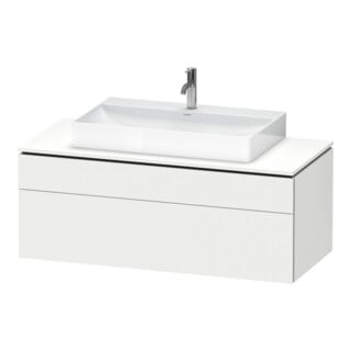 Duravit Waschtischunterschrank L-Cube 122x55cm, w m, 1 Schubk., 1 Ausz., wandhängend