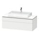 Duravit Waschtischunterschrank L-Cube 122x55cm, w m, 1 Schubk., 1 Ausz., wandhängend-1