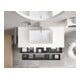 Duravit Waschtischunterschrank L-Cube 122x55cm, w m, 1 Schubk., 1 Ausz., wandhängend