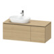 Duravit Waschtischunterschrank L-Cube 122x55x48,2cm, AS L, E N, k EinrSy-1