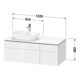 Duravit Waschtischunterschrank L-Cube 122x55x48,2cm, AS L, gra m, k EinrSy-5