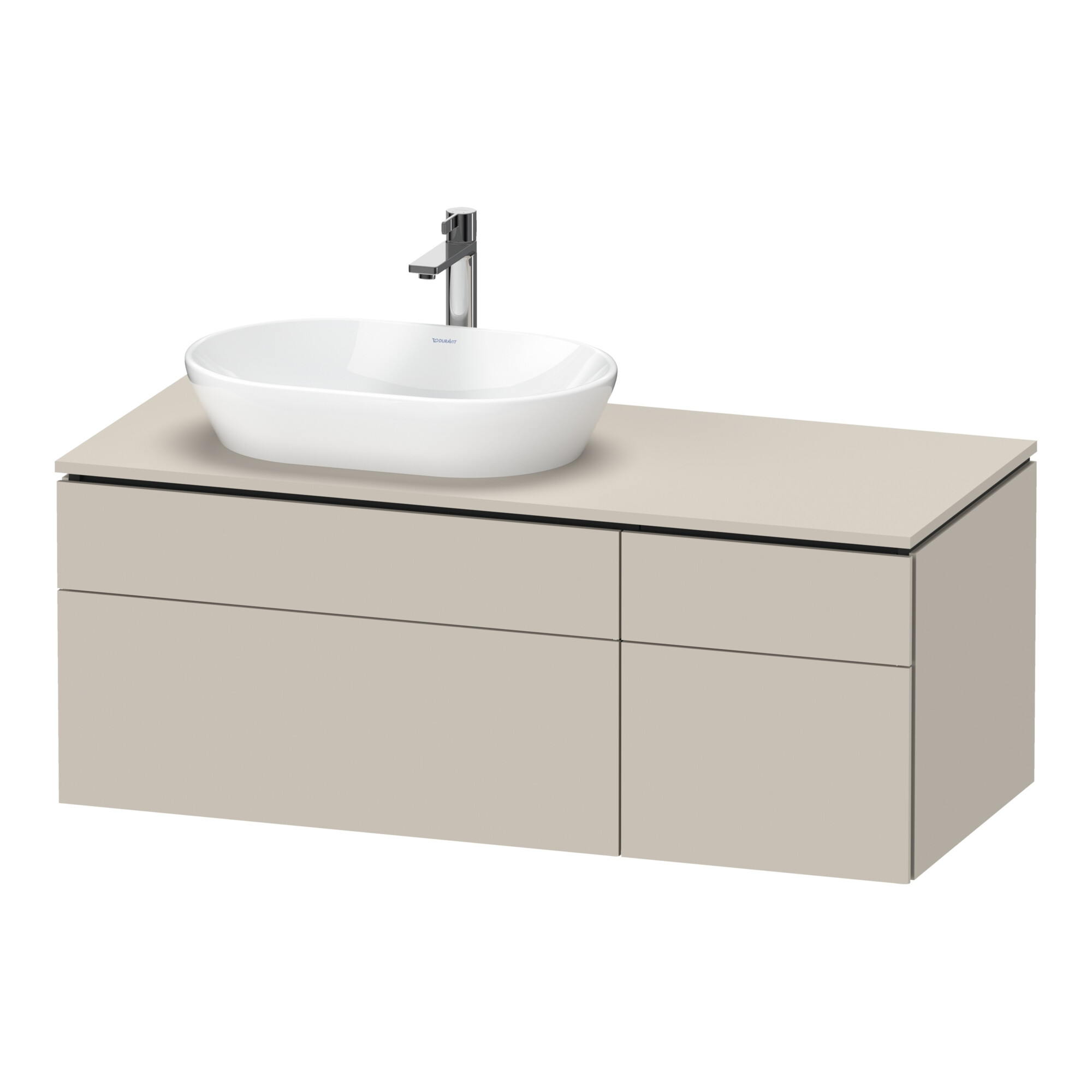 Duravit Waschtischunterschrank L-Cube 122x55x48,2cm, AS L, T m, k EinrSy