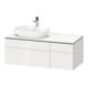 Duravit Waschtischunterschrank L-Cube 122x55x48,2cm, AS L, w g, k EinrSy-1