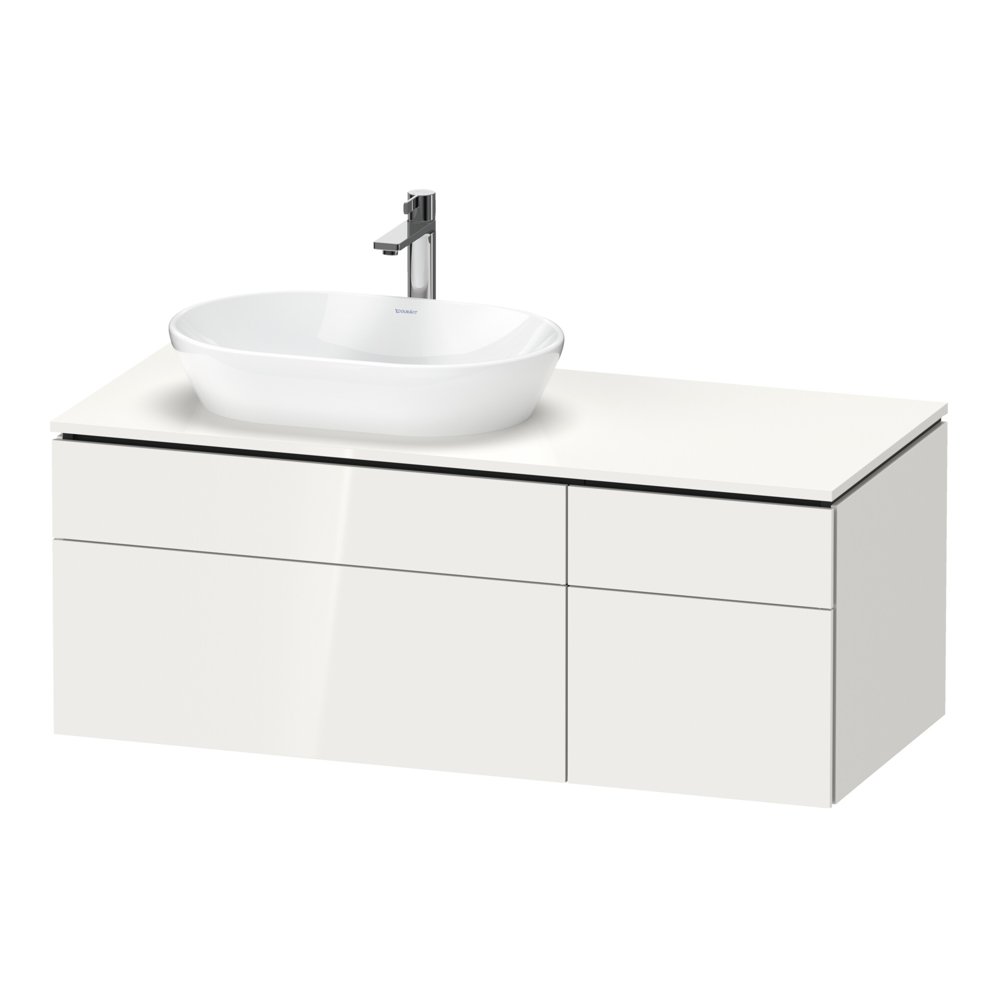 Duravit Waschtischunterschrank L-Cube 122x55x48,2cm, AS L, w g, k EinrSy