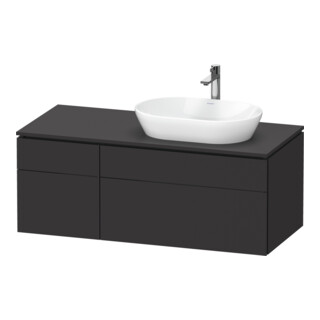 Duravit Waschtischunterschrank L-Cube 122x55x48,2cm, AS R, gra m, k EinrSy