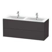 Duravit Waschtischunterschrank L-Cube 129x48,1x55cm, 2 SBK, wandhängend, graph matt-1