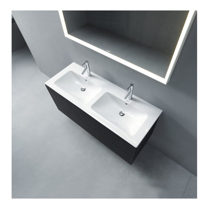 Duravit Waschtischunterschrank L-Cube 129x48,1x55cm, 2 SBK, wd, Ei dkl. geb.