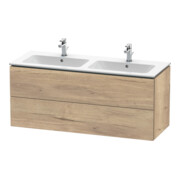 Duravit Waschtischunterschrank L-Cube 129x48,1x55cm, 2 Schub., wandhängend, Ei marm.
