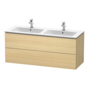 Duravit Waschtischunterschrank L-Cube 129x48,1x55cm, 2 Schub., wandhängend, med. Ei