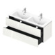 Duravit Waschtischunterschrank L-Cube 129x48,1x55cm, 2 Schub., wandhängend, we. hgl