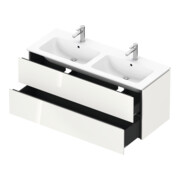 Duravit Waschtischunterschrank L-Cube 129x48,1x55cm, 2 Schub., wandhängend, we. hgl-2