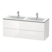 Duravit Waschtischunterschrank L-Cube 129x48,1x55cm, 2 Schub., wandhängend, we. hgl