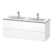 Duravit Waschtischunterschrank L-Cube 129x48,1x55cm, 2 Schub., wandhängend, we. matt