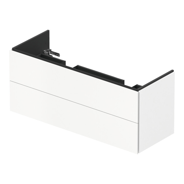 Duravit Waschtischunterschrank L-Cube 129x48,1x55cm, 2 Schub., wandhängend, we. matt