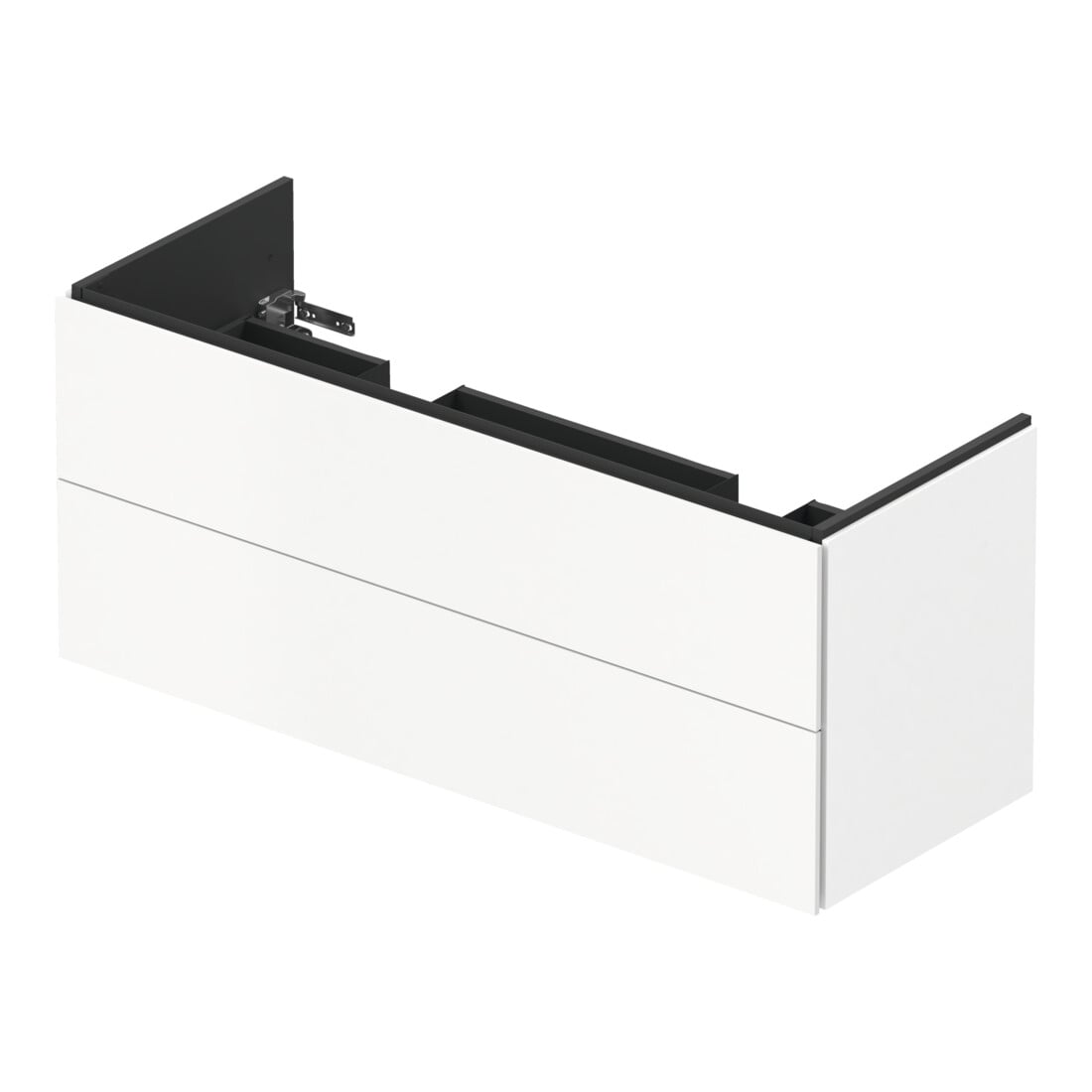 Duravit Waschtischunterschrank L-Cube 129x48,1x55cm, 2 Schub., wandhängend, we. matt