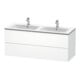 Duravit Waschtischunterschrank L-Cube 129x48,1x55cm, 2 Schub., wandhängend, we. matt-1