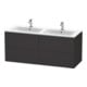 Duravit Waschtischunterschrank L-Cube 129x48,1x55cm, 4 SBK, wandhängend, graph matt-1