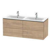 Duravit Waschtischunterschrank L-Cube 129x48,1x55cm, 4 Schub., wandhängend, Ei marm.