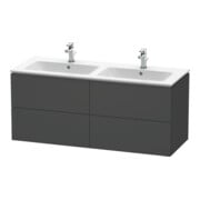 Duravit Waschtischunterschrank L-Cube 129x48,1x55cm, 4 Schub., wandhängend, graph ma