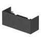 Duravit Waschtischunterschrank L-Cube 129x48,1x55cm, 4 Schub., wandhängend, graph ma
