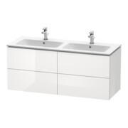 Duravit Waschtischunterschrank L-Cube 129x48,1x55cm, 4 Schub., wandhängend, we. hgl