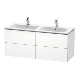 Duravit Waschtischunterschrank L-Cube 129x48,1x55cm, 4 Schub., wandhängend, we. matt