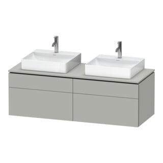Duravit Waschtischunterschrank L-Cube 142x55x48,2cm, 2 SBK, bg m, k EinrSy