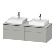 Duravit Waschtischunterschrank L-Cube 142x55x48,2cm, 2 SBK, bg m, k EinrSy