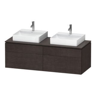 Duravit Waschtischunterschrank L-Cube 142x55x48,2cm, 2 SBK, E d ge, k EinrSy