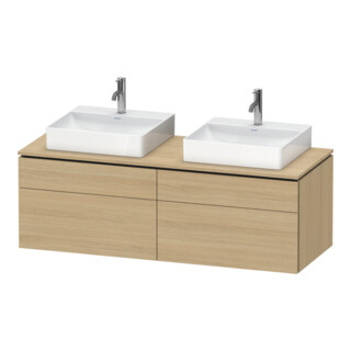 Duravit Waschtischunterschrank L-Cube 142x55x48,2cm, 2 SBK, E N, k EinrSy