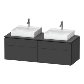 Duravit Waschtischunterschrank L-Cube 142x55x48,2cm, 2 SBK, gra m, k EinrSy
