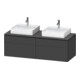 Duravit Waschtischunterschrank L-Cube 142x55x48,2cm, 2 SBK, gra m, k EinrSy-1