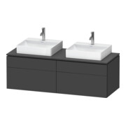 Duravit Waschtischunterschrank L-Cube 142x55x48,2cm, 2 SBK, gra m, k EinrSy