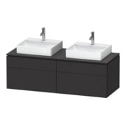 Duravit Waschtischunterschrank L-Cube 142x55x48,2cm, 2 SBK, gra m, k EinrSy